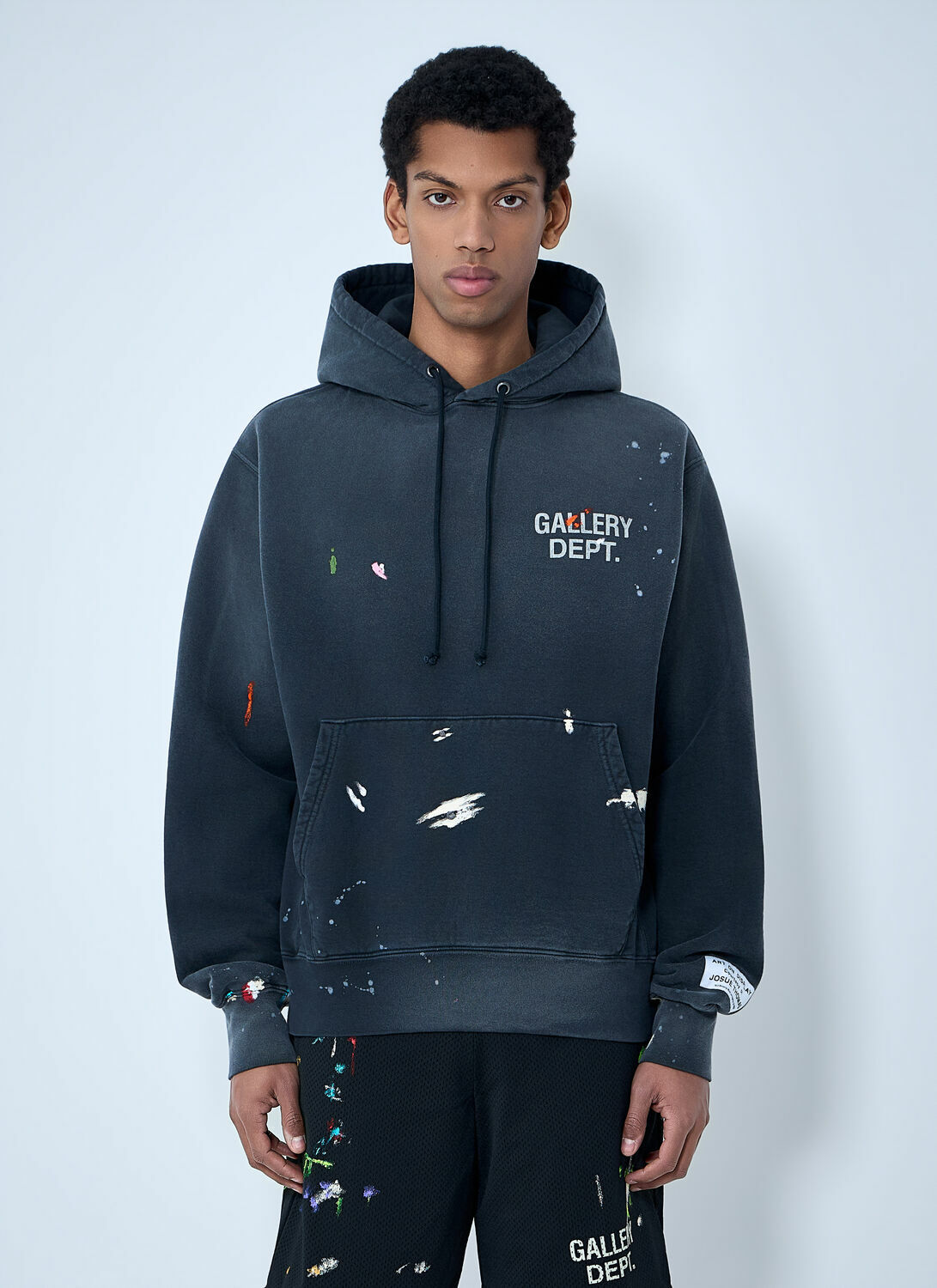 Gallery Dept. Paint Splatter Hooded Sweatshirt