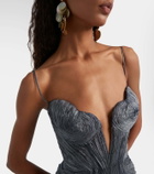 Maria Lucia Hohan Cecilia silk tulle corset gown