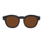 Kuboraum Black and Brown K17 BMS Sunglasses