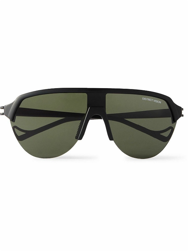 Photo: DISTRICT VISION - Nagata Speed Blade Nylon and Titanium Polarised Sunglasses