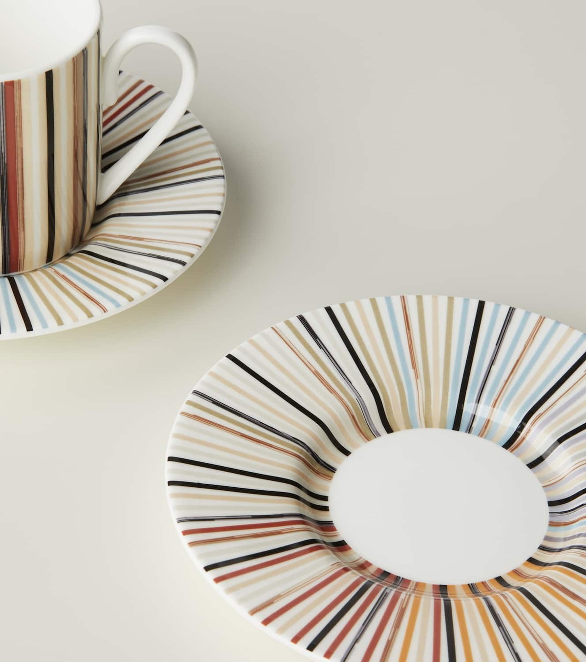 Missoni Stripes Jenkins set of 2 espresso cups and saucers