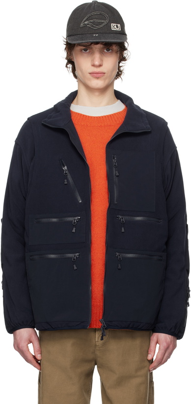 Photo: DAIWA PIER39 Navy Tech Extreme Fleece Jacket