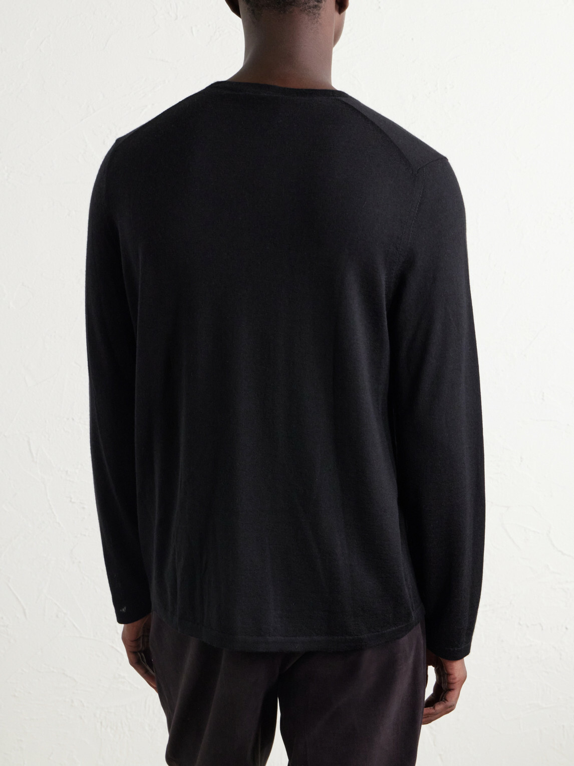 Saman Amel - Cashmere and Silk-Blend Sweater - Black