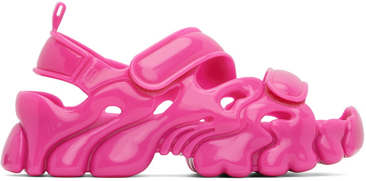 Photo: Collina Strada Pink Melissa Edition Puff Sandals