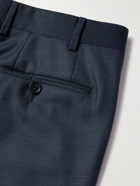Canali - Super 130s Straight-Leg Wool Suit Trousers - Blue