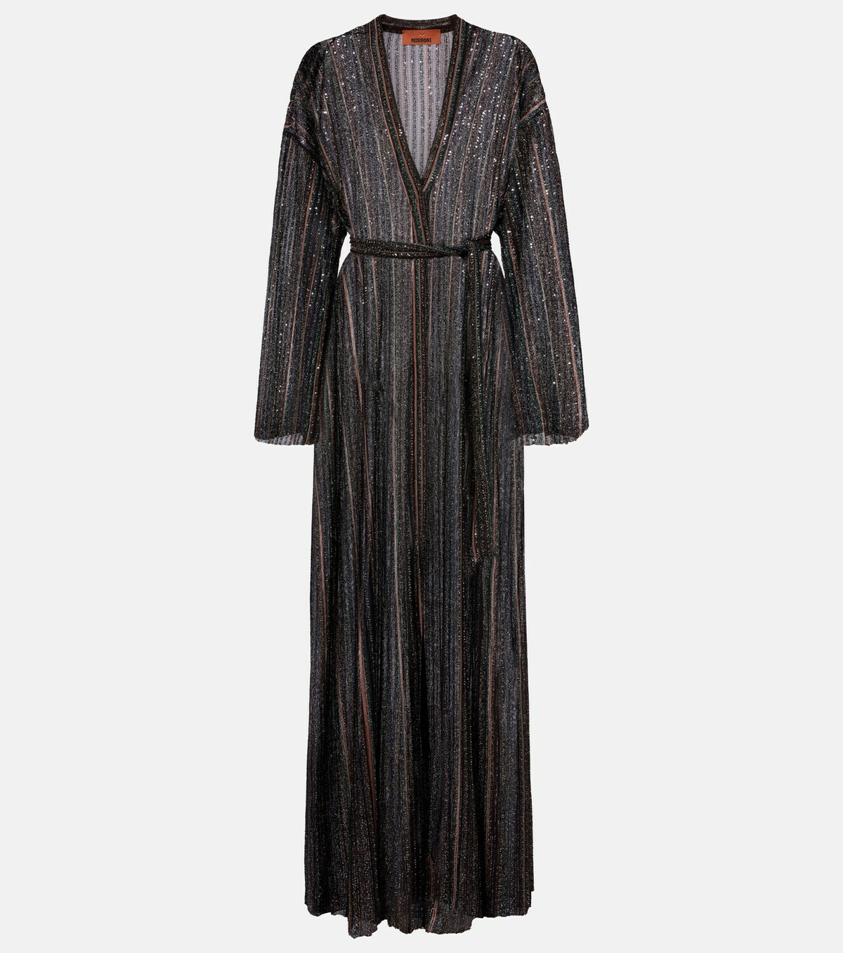 Missoni Chevron lamé cardigan