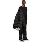 Rick Owens Black Down Jumbo Duvet Jacket