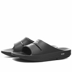 TAKAHIROMIYASHITA TheSoloist. Men's OOFOS Way Of Life Slide in Black