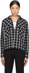 The Letters Black Check Shirt