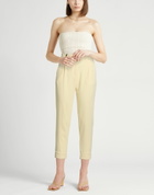 Peserico Womens Pants Pastel in Yellow