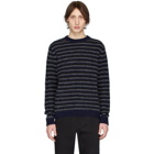 Norse Projects Navy Wool Sigfred Sweater