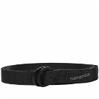 Nanamica Men's Tech Belt in Black