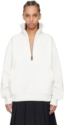 Fax Copy Express SSENSE Exclusive White Sweatshirt