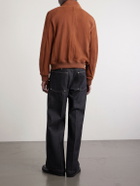 Mr P. - Suede Blouson Jacket - Brown