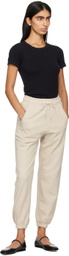 Dunst Beige Drawstring Lounge Pants