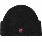 66° North Men's Tindur Shearling Beanie in Black