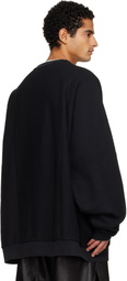 VAQUERA Black Oversized Sweatshirt