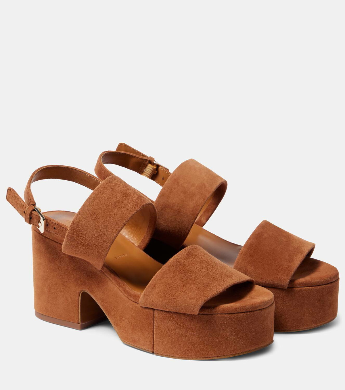 Clergerie Cora4 suede platform sandals