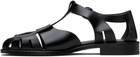 HEREU Black Pesca Sandals