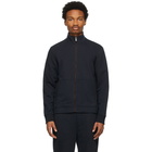 Ermenegildo Zegna Navy Cotton Zip-Up Sweater