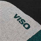 Viso Project Tapestry Blanket in Cream/Black/Green
