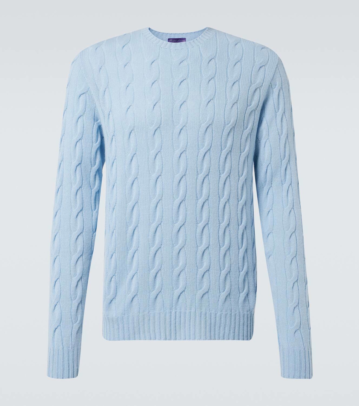 Ralph Lauren Purple Label Cable-knit cashmere sweater