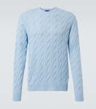 Ralph Lauren Purple Label Cable-knit cashmere sweater