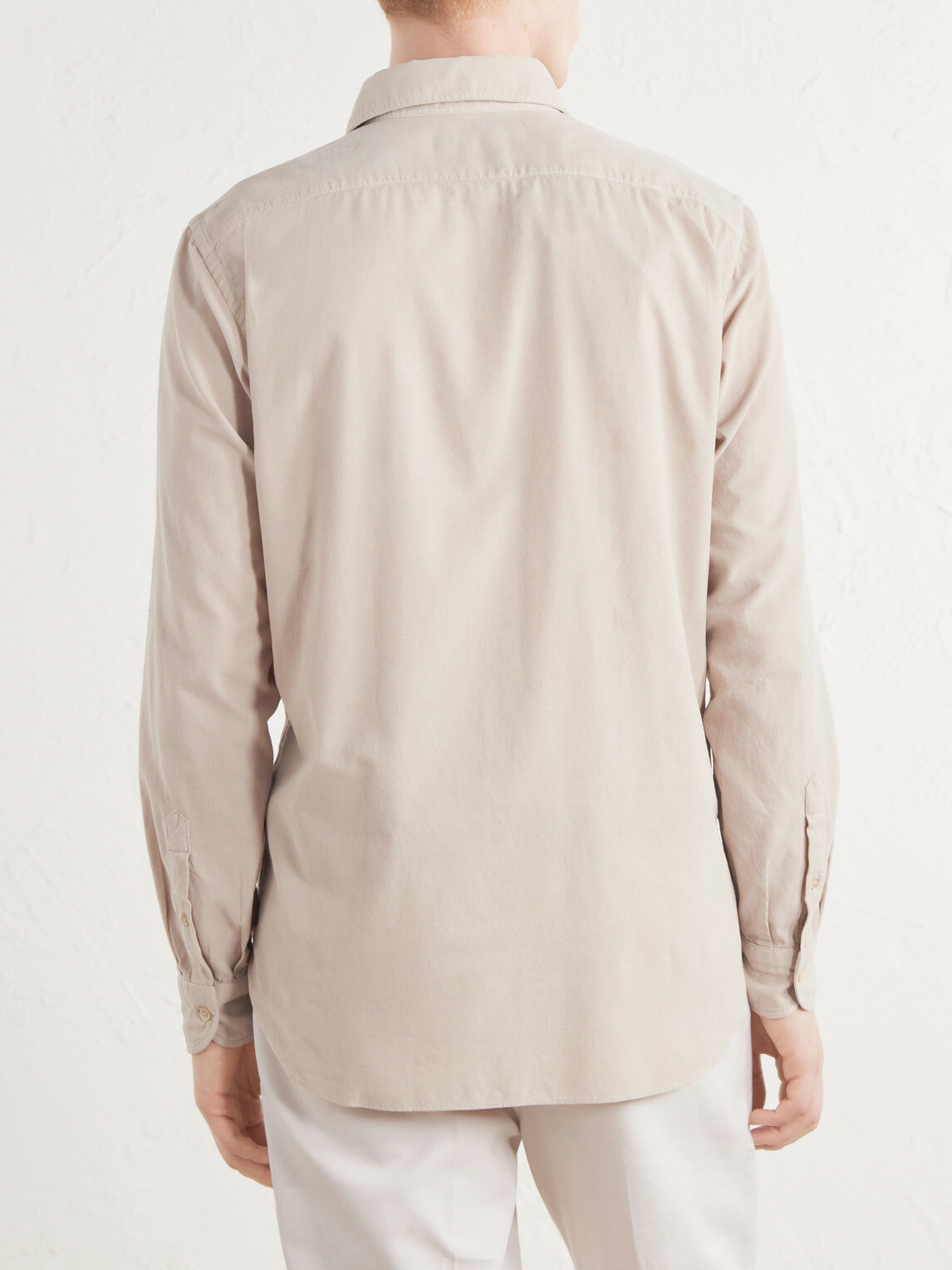Boglioli - Cotton-Corduroy Shirt - Neutrals