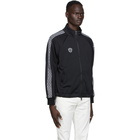 Moncler Genius 7 Moncler Fragment Hiroshi Fujiwara Black Cardigan Zip-Up Jacket