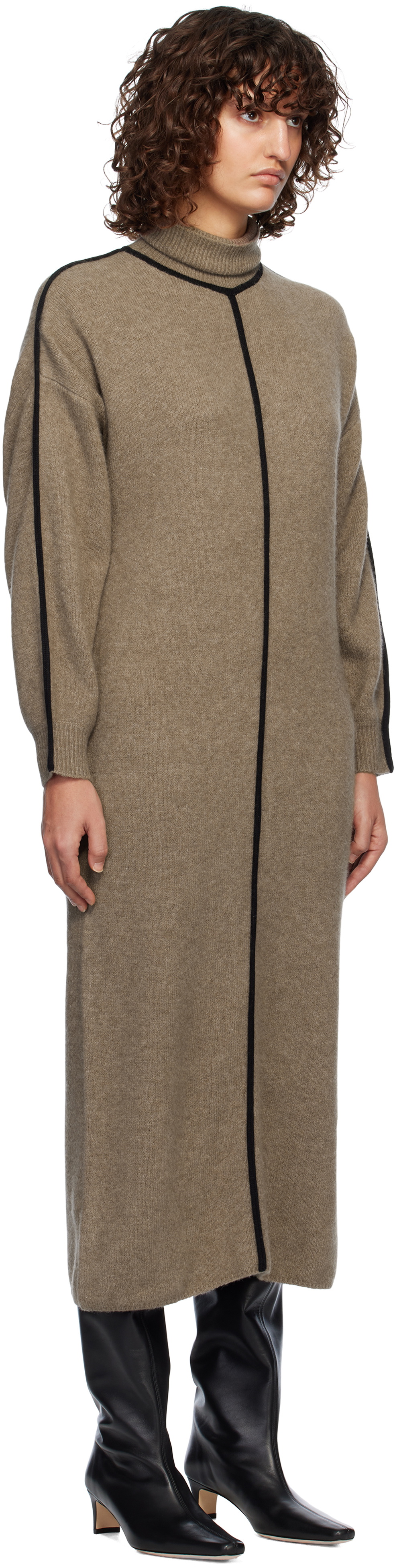 Staud Store Staud Brown Apres Midi Dress Staud