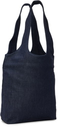 A.P.C. Navy Ninon Small Denim Tote