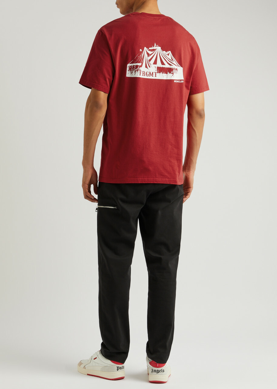 Moncler Genius 7 Moncler Frgmt Circus Cotton T-shirt Red