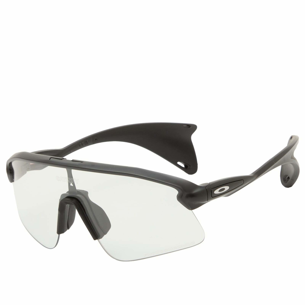 Oakley x Satisfy Stunt Devil Sunglasses in Matte Black Ink 