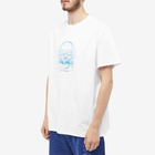 Alexander McQueen Men's Sketch Skull Print T-Shirt in White