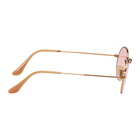 Ray-Ban Copper and Pink Oval Evolve Sunglasses