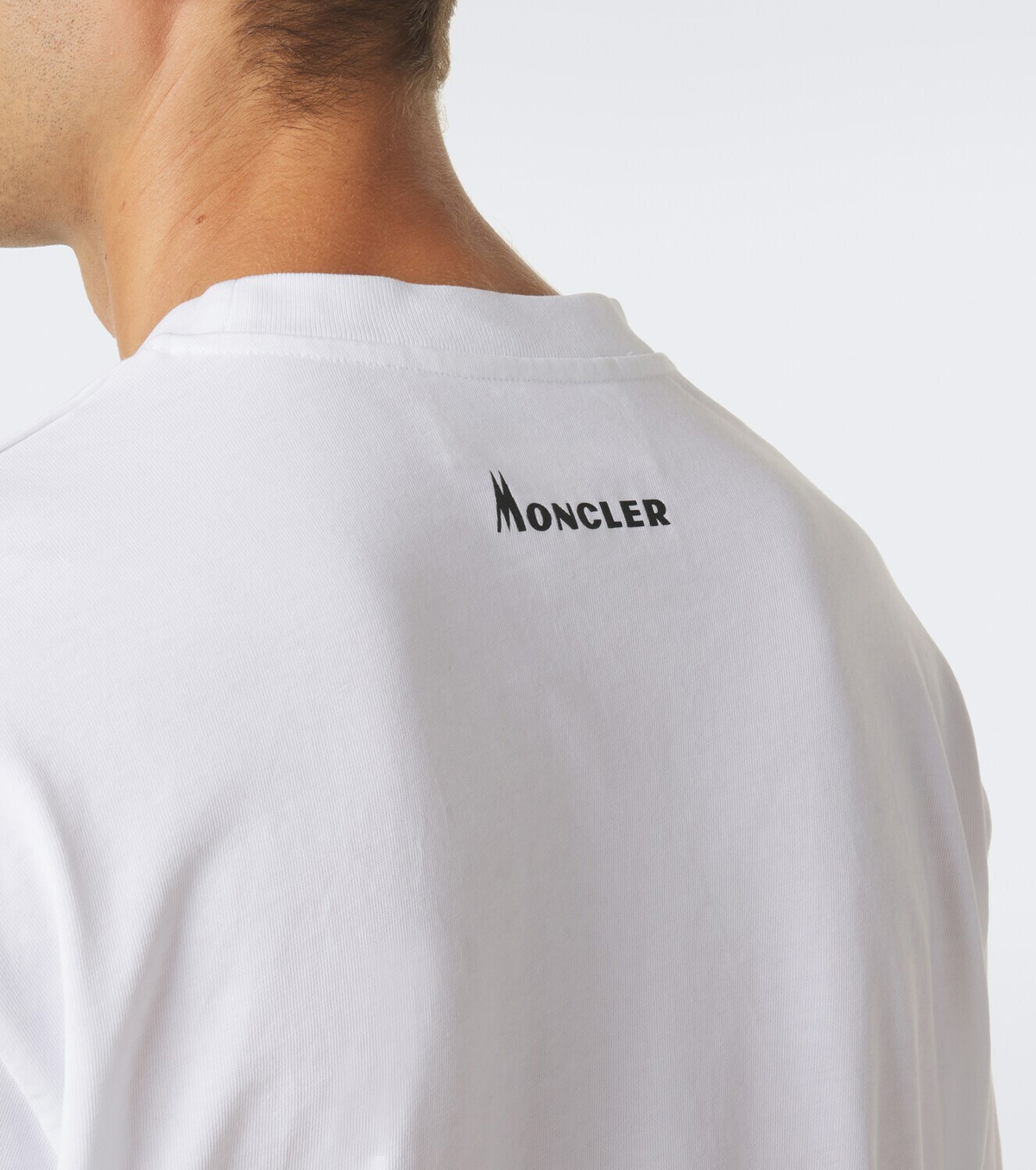 Moncler Logo printed cotton jersey T-shirt