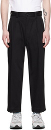 Comme des Garçons Homme Black Cotton Trousers