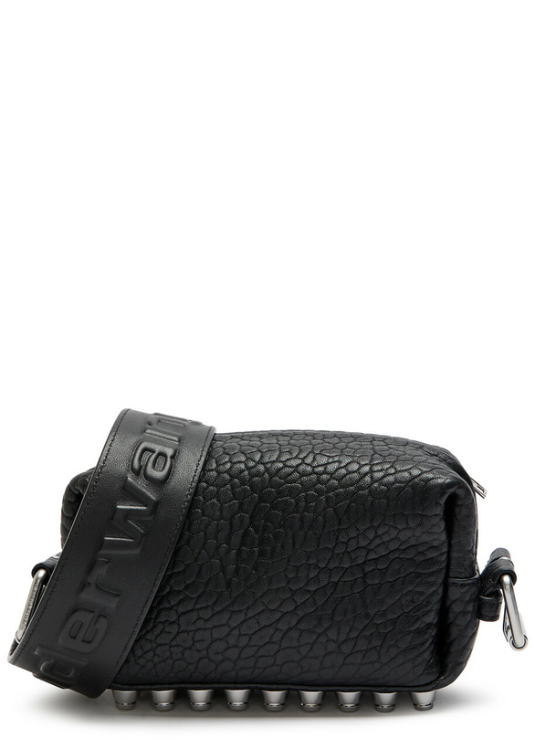 Photo: Alexander Wang Ricco Crocodile-effect Leather Shoulder bag - Black - One Size