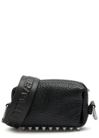 Alexander Wang Ricco Crocodile-effect Leather Shoulder bag - Black - One Size