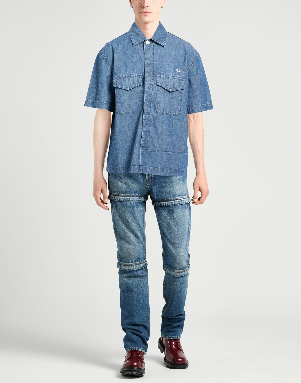 Givenchy Mens Denim shirt in Blue