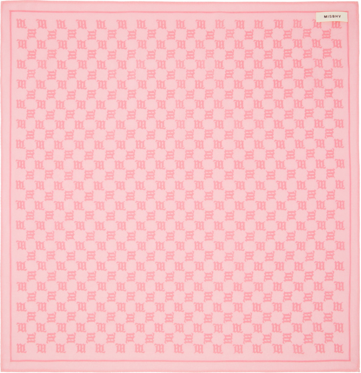 MISBHV SSENSE Exclusive Pink Monogram Bandana Scarf