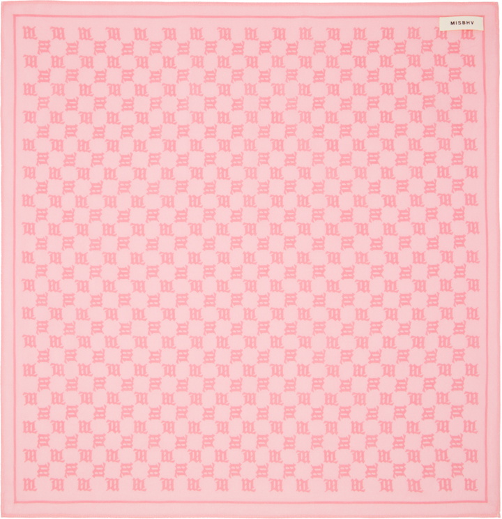 Photo: MISBHV SSENSE Exclusive Pink Monogram Bandana Scarf