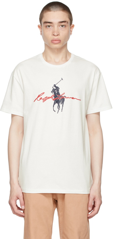 Photo: Polo Ralph Lauren White Big Pony Logo T-Shirt