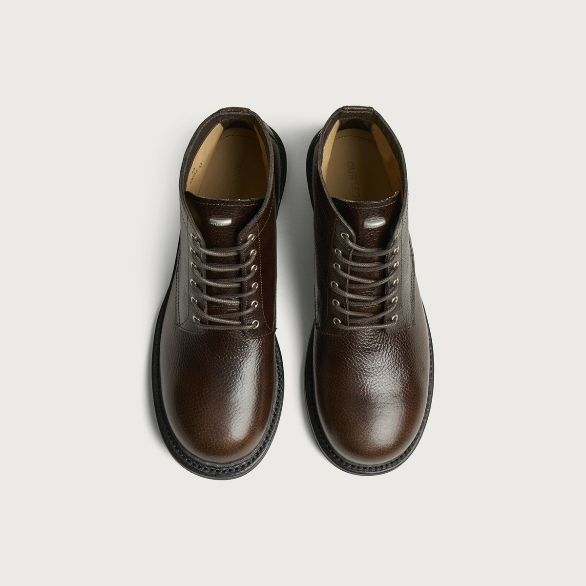 Our Legacy Men's Leather Cortege Boot in Deep Americano