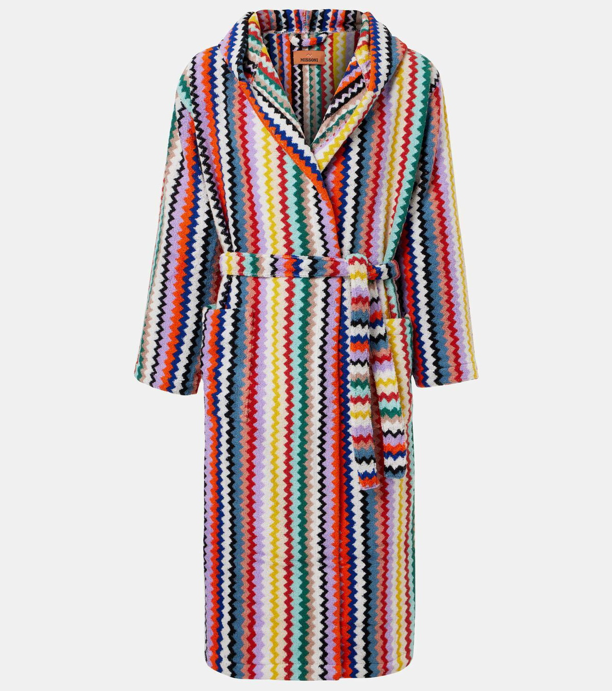 Missoni Riverbero Zigzag cotton terry bathrobe