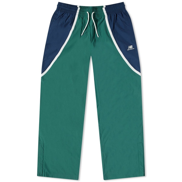 Photo: New Balance Men's Hoops Woven Pant in Team Forest Green