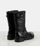 Jimmy Choo Biker II leather ankle boots