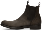 Officine Creative Grey Suede Chronicle 2 Chelsea Boots