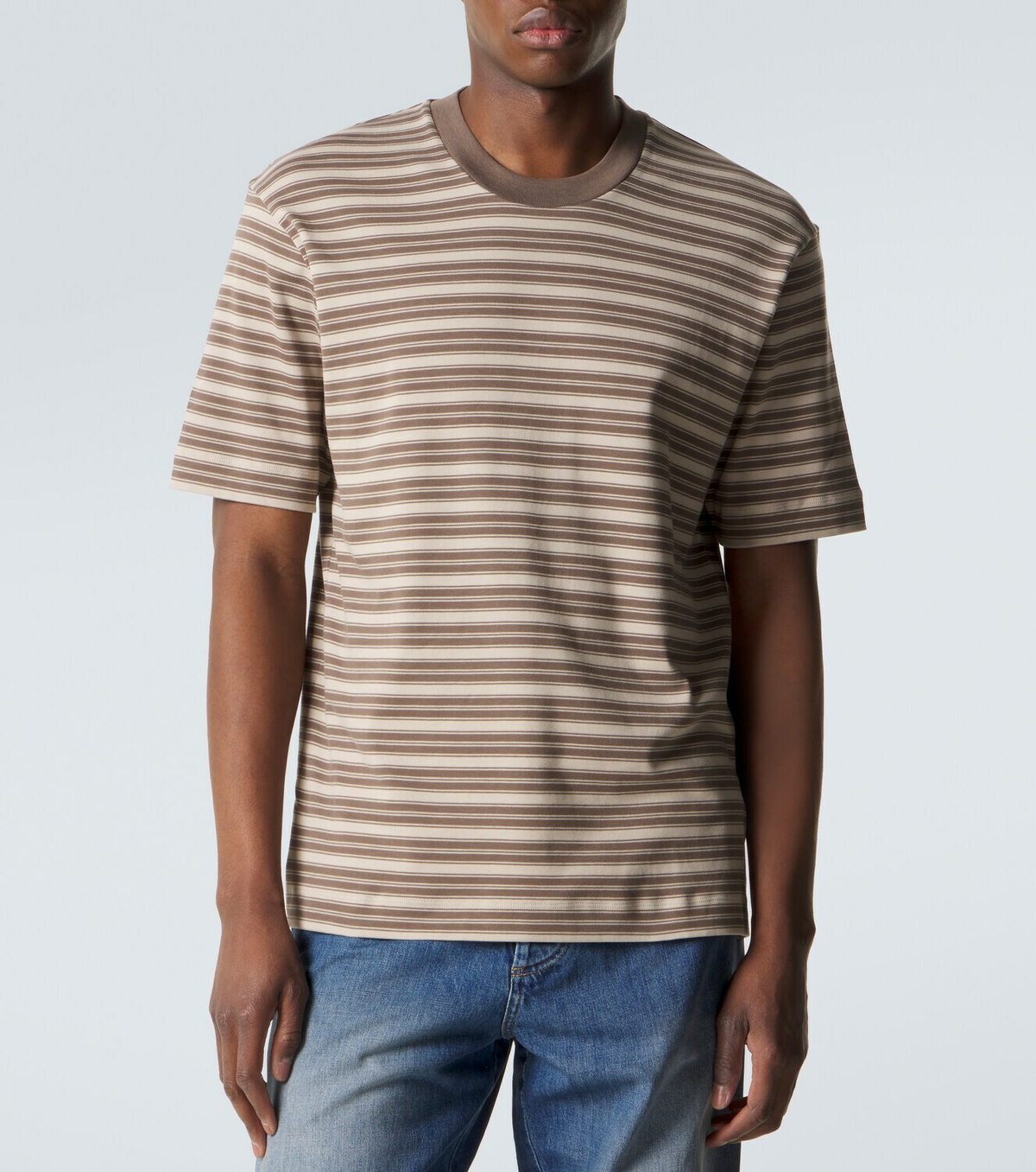 Sunspel Striped cotton jersey T-shirt