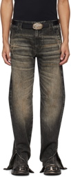 Diesel Black D-Gene-S Jeans